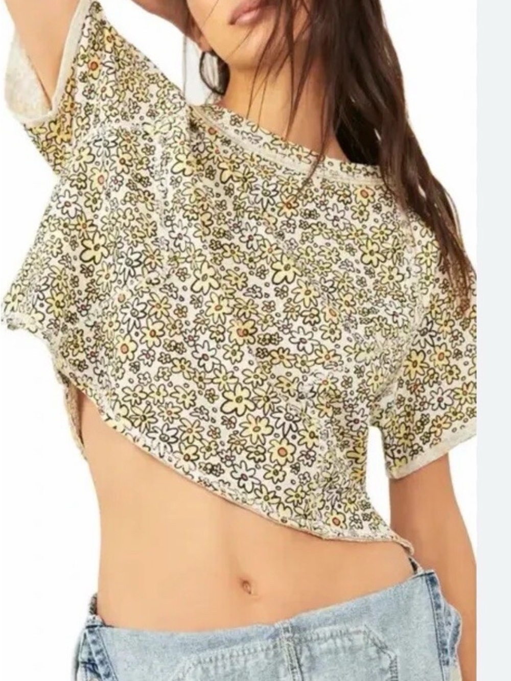 We The Free Sammie Floral Crop Top Free People
